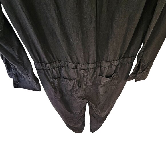 Bella Dahl Black Waist Cinche Romper Sz L - Picture 6 of 9